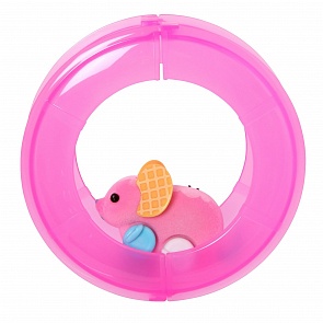 Интерактивная мышка Little Live Pets в колесе - Waffles, розовая (Moose, 28194)